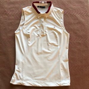 J.Lindeberg Women’s sleeveless golf polo.